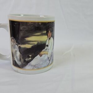 Cafe Arts B. Wild Henriksen Imports‎ MANET White Ceramic Art Coffee Tea Mug